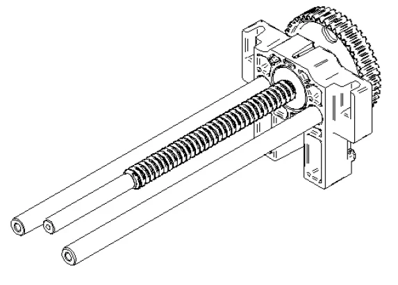 *Gebraucht* Lager hinten mit Spindel, kpl. Thermoplan BW ONE 103.936