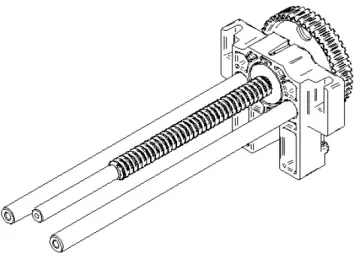 *Gebraucht* Lager hinten mit Spindel, kpl. Thermoplan BW ONE 103.936