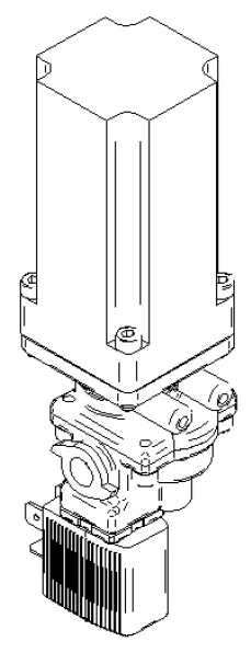 *Gebraucht* Milchpumpe INOX mit Motor kpl Thermoplan BW ONE 120.335