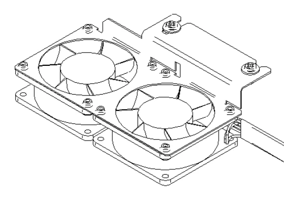 *Gebraucht* Lüfterhalter kpl. Thermoplan BW ONE 120.039