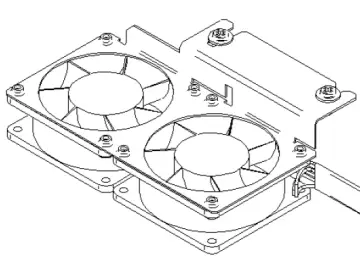 Lüfterhalter kpl. Thermoplan BW ONE 120.039